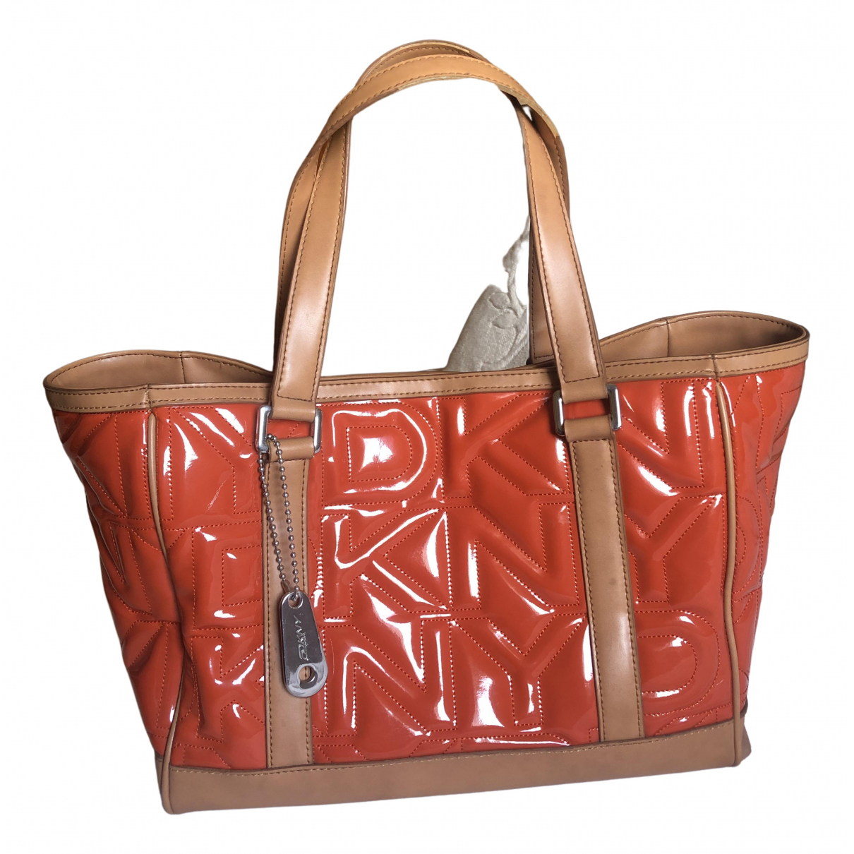 dkny tote bag red